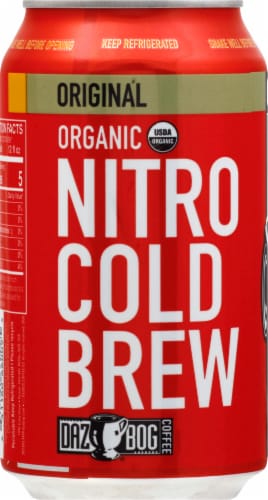 Dazbog Organic Nitro Cold Brew Coffee Perspective: back
