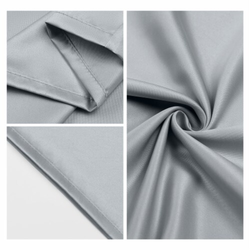uxcell Set of 2 Satin Pillow Cases Envelope Closure Perspective: back