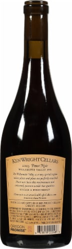 Ken Wright Cellars Pinot Noir Red Wine Perspective: back