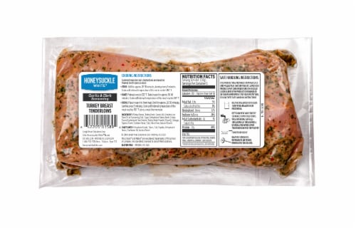 Honeysuckle White® McCormick® Grill Mates® Garlic & Herb Seasoning Turkey Breast Tenderloins Perspective: back