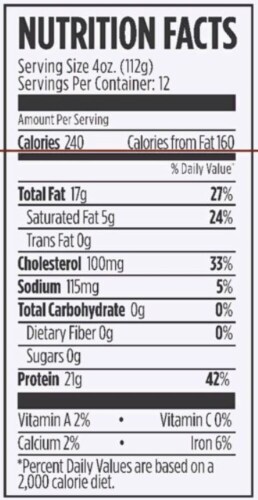 Honeysuckle White® 85% Lean Ground Turkey Roll Perspective: back