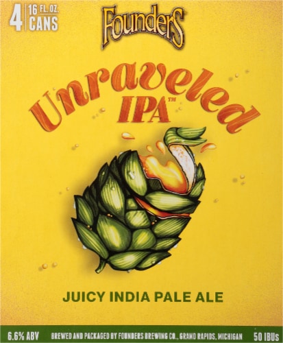 Founders® Unraveled IPA™ Perspective: back