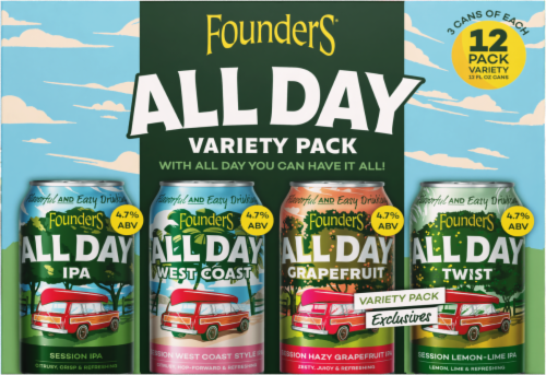 Founders Brewing® All Day™ Variety Pack Perspective: back
