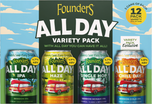 Founders Brewing® All Day™ Variety Pack Perspective: back