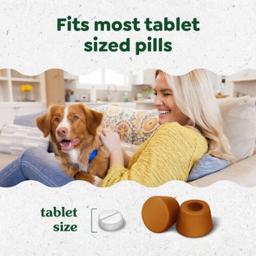 Greenies Pill Pockets Tablet Size Natural Soft Dog Treats Real Peanut Butter Flavor Perspective: back