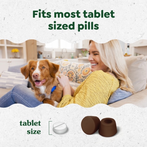 GREENIES PILL POCKETS Hickory Smoke Flavor for Dogs Capsule Size Natural Soft Dog Treats Perspective: back