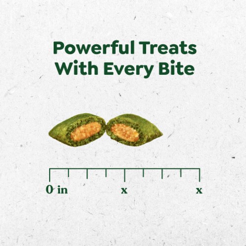 FELINE GREENIES SMARTBITES HEALTHY INDOOR Chicken Flavor Natural Treats for Adult Cats Perspective: back