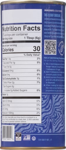 Scharffen Berger Natural Unsweetened Cocoa Powder Perspective: back