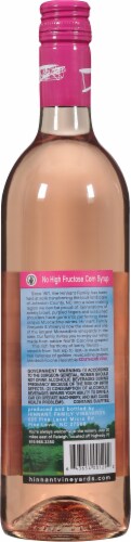 Hinnant Family Vineyards Pink Muscadine Wine Perspective: back