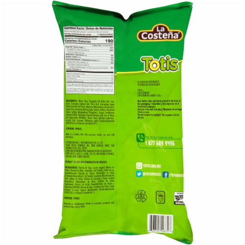 Totis® Donitas Sal y Limon Wheat Snack Perspective: back