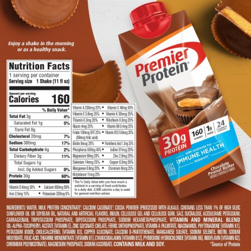 Premier Protein® Chocolate Shakes, 4 bottles / 11 fl oz - Kroger