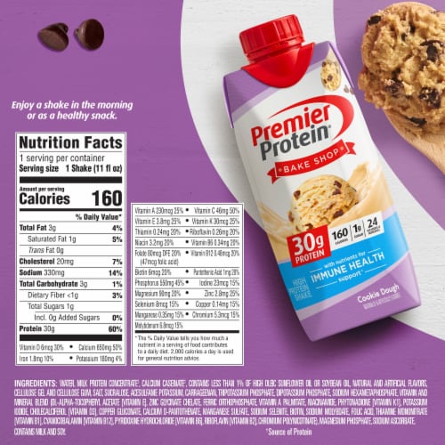 Premier Protein® Cookie Dough Shake Perspective: back