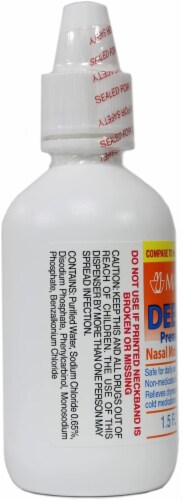 Major Deep Sea Premium Saline Nasal Moisturizing Spray 1.5 Oz, 5 Pack Perspective: back