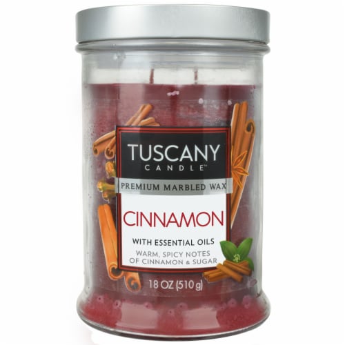 Tuscany Candle® Scented Jar Candle Cinnamon Perspective: back