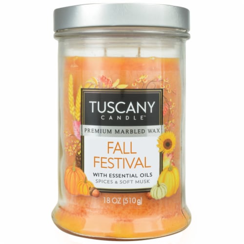 Tuscany Candle™ Jar Candle Fall Festival Perspective: back