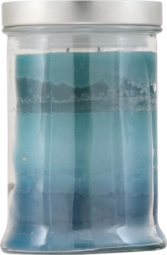 Tuscany™ Jar Candle Triple Pour Caribbean Waters Perspective: back