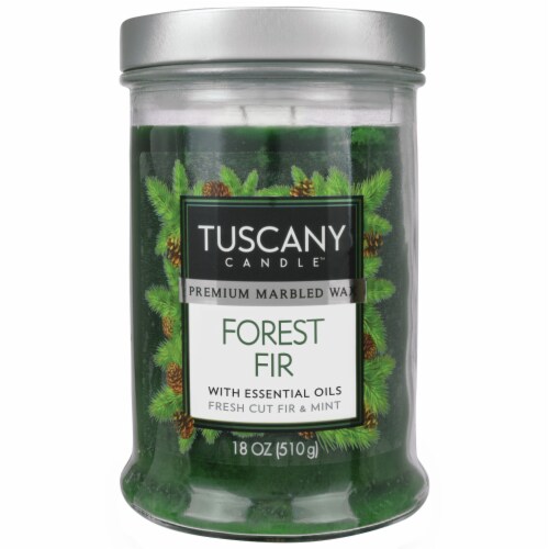 Tuscany™ Scented Jar Candle Forest Fir Perspective: back