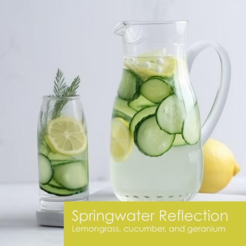 Tuscany Candle Elemental Aromatics Springwater Reflection Scented Jar Candle Perspective: back