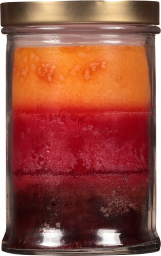 Tuscany Candle™ Farmstand Cider Limited Edition Scented Triple Pour Jar Candle Perspective: back