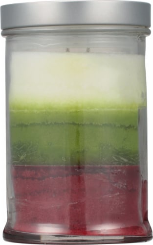 Tuscany Candle™ Limited Edition Sleigh Bells Scented Triple Pour Jar Candle Perspective: back