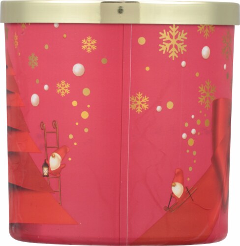 Tuscany Candle™ Limited Edition Cinnamon Wishes Scented Jar Candle Perspective: back