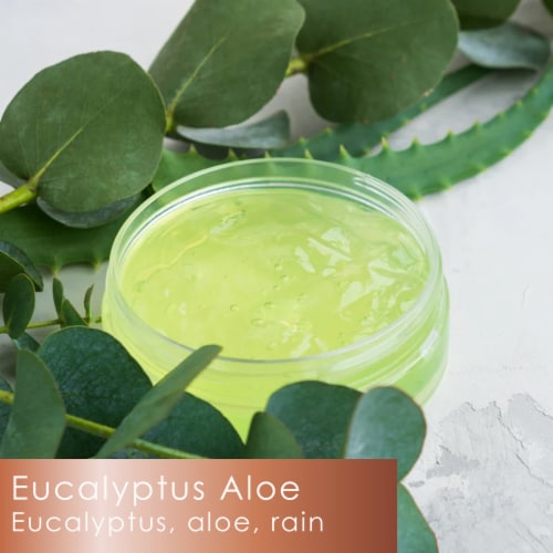 Tuscany Candle™ Serene Clean Collection Eucalyptus Aloe Scented Jar Candle Perspective: back