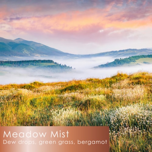 Tuscany Candle™ Serene Clean™ Collection Meadow Mist Scented Jar Candle Perspective: back