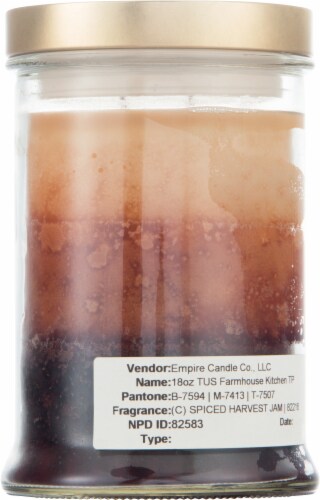 Tuscany Candle® LImited Edition Scented Triple Pour Jar Candle - Farmhouse Kitchen Perspective: back