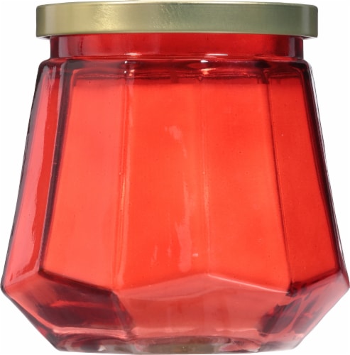 Holly Jolly Candle Limited Edition Sleigh Ride Cider Jar Candle Perspective: back