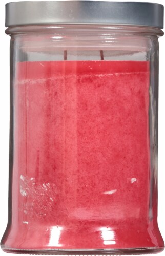 Tuscany Valentines Limited Edition Red Hot Hearts Jar Candle Perspective: back