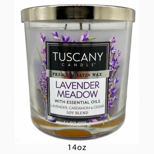 Tuscany Candle® Lavender Meadow Triple Pour Jar Candle Perspective: back