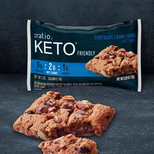 Ratio Soft Bake Chocolate Chunk Bar (Pack of 8) Perspective: back