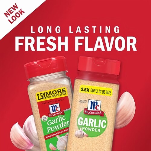 Mccormick Garlic Powder 8.75 oz (Pack of 6) Perspective: back