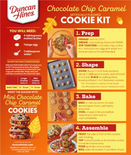 Duncan Hines EPIC Baking Kit - Chocolate Chip Caramel Perspective: back