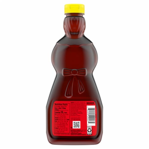 Mrs. Butterworth's Thick-n-Rich Sugar Free Pancake Syrup Perspective: back