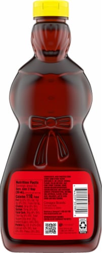 Mrs. Butterworth's Extra Buttery Pancake Syrup Perspective: back