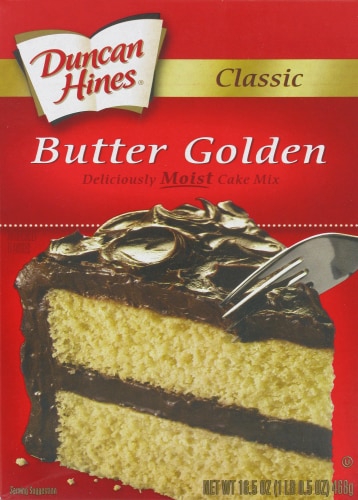 Duncan Hines Butter Golden Cake Mix Perspective: back