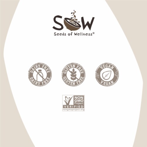 Seeds of Wellness Chia Original Sweetened Non-Dairy Beverage Perspective: back