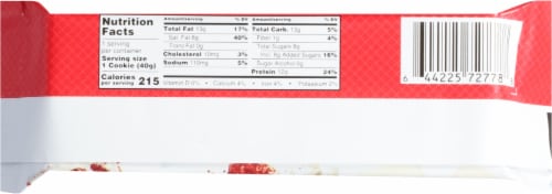 Power Crunch® Red Velvet Protein Energy Bar Perspective: back