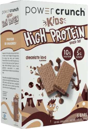 Power Crunch® Kids Snap Stick Chocolate Lava Protein Snack Perspective: back