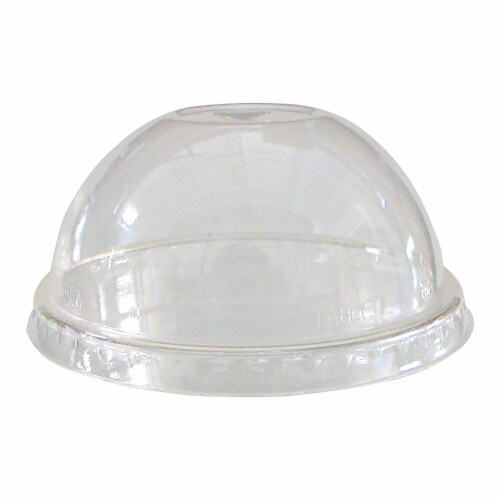 GreenStripe Renew and Comp Cold Cup Dome Lids, Fits 9 oz to 24 oz Cups, Clear, 100/Pack, 10 Packs/Carton