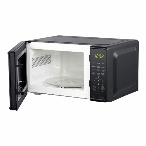 Kitcheniva Countertop Microwave Oven 700w Black Perspective: back