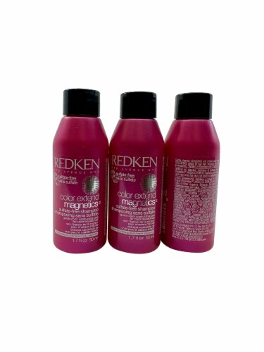 Redken Color Extend Magnetics Sulfate Free Shampoo 1.7 OZ Set of 3 Perspective: back