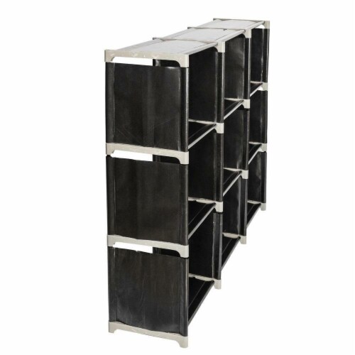Kitcheniva Cloth Bookcase Shelf Storage Organizer 9 Cube Perspective: back