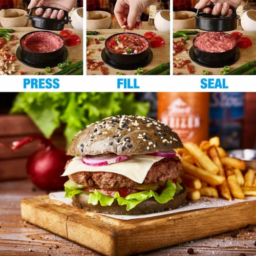 Kitcheniva 3In1 Non Stick Burger Press Perspective: back