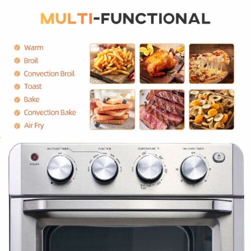 Kitcheniva 7 in 1 Convection Air Fryer Oven With Warm Broil 1550w 1 Pcs King Soopers