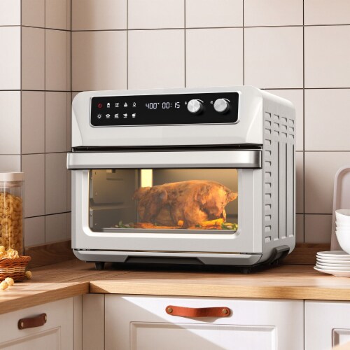 21.5 Quart 1800W Air Fryer Toaster Countertop Convection Oven with Recipe