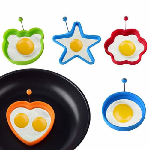 Silicone Egg Ring- Nonstick Multi Use Mold for English Muffin Breakfast  Sandwich, Pancake, 1 unit - Foods Co.