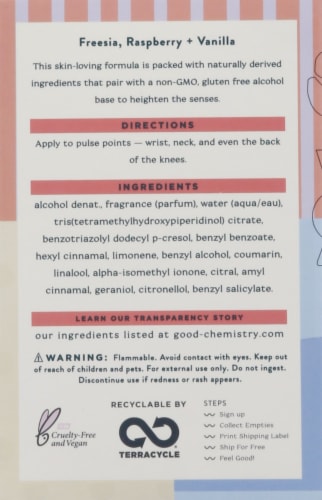 Good Chemistry® V2 EDP Sugar Berry Perspective: back