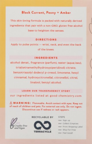 Good Chemistry® V2 Queen Bee Fragrance Perspective: back